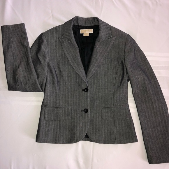 Michael Kors Jackets & Blazers - Micheal Kors Size 4 Small Blazer Gray Career